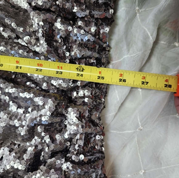 Silver/Pewter Sequin Midi - Picture 4 of 4